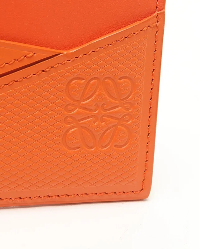 Loewe Anagram Puzzle Card Holder in Leather from A Retro Tale, photo 4 of 5