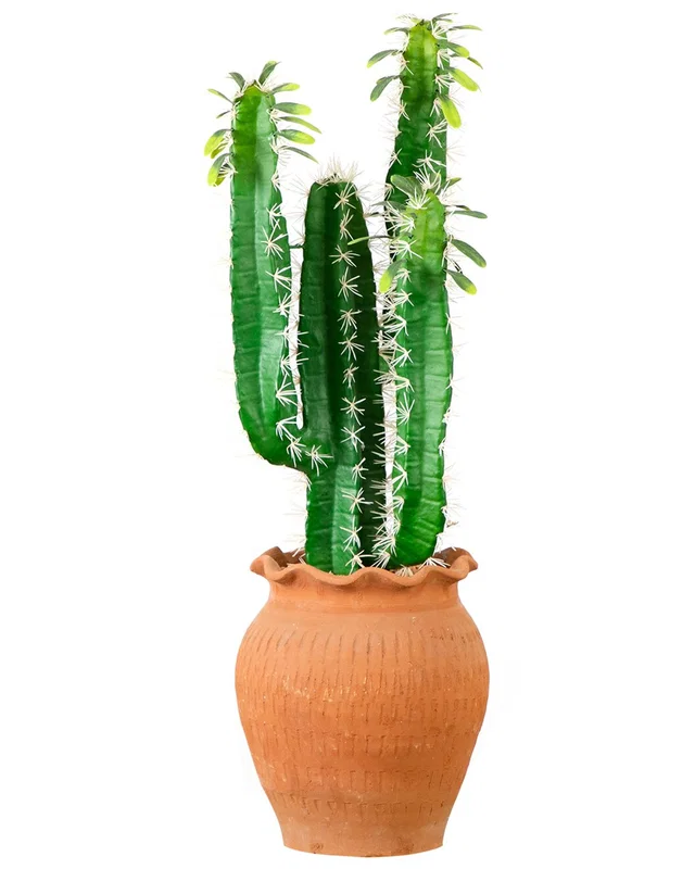 Nearly Natural 28in Artificial Cactus In Terracotta Planter, image 1 of 1 from Rue La La