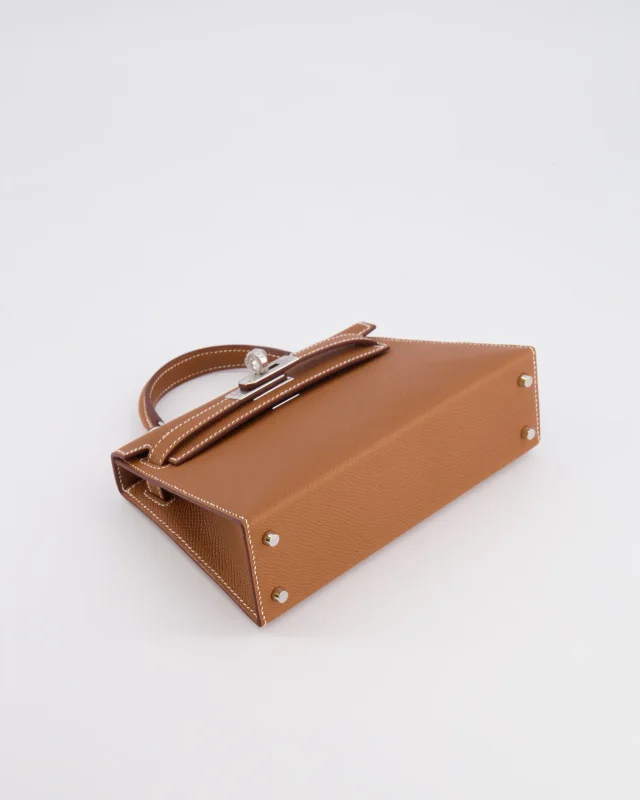 Hermès Mini Kelly II 20 Bag in Gold Epsom leather from Sellier, photo 20 of 21
