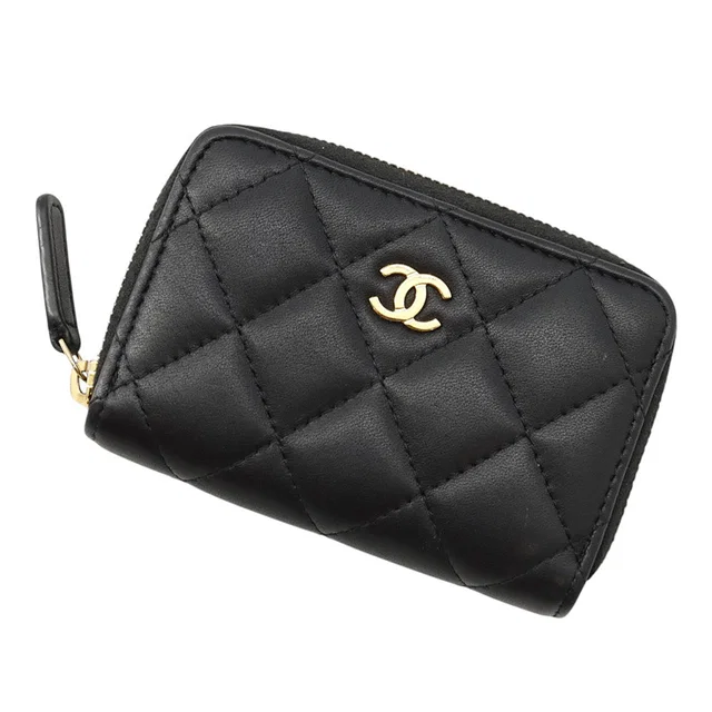 Chanel Classic zip coin purse BlackAP0216 Lambskin in Lambskin from GALLERY RARE