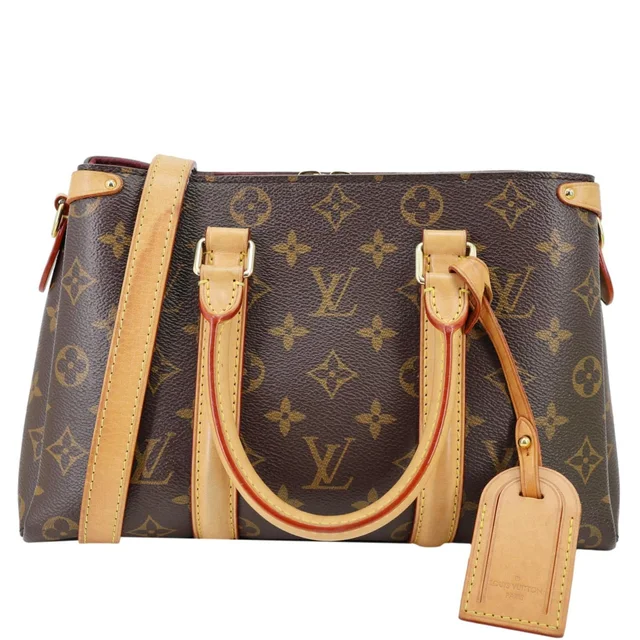 Louis Vuitton Soufflot BB Monogram Canvas Shoulder Crossbody Bag Brown in Brown Coated canvas from Dallas Designer Handbags