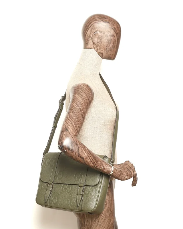 Gucci Jumbo GG Medium Messenger Bag in Canvas from A Retro Tale, photo 7 of 7