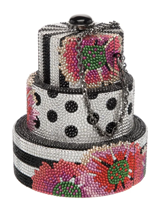 Judith Leiber Crystal g Couture Tiered Cake in multicolor Leather from The RealReal, photo 3 of 6