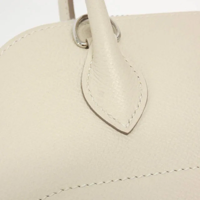 Hermès Bolide25 Epsom handbag in White Calfskin from LuxUness, photo 6 of 10