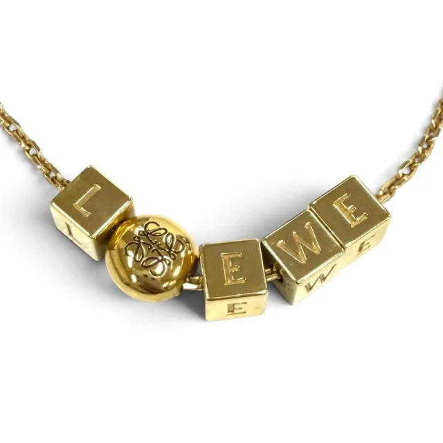 Loewe J698241x01 Pebble Cube Necklace in multicolor from Grailed
