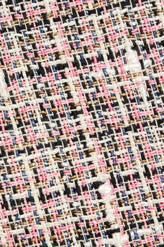 Theory Belted Cotton-Blend Tweed Mini Skirt in Pink, photo 4 of 4 from THE OUTNET