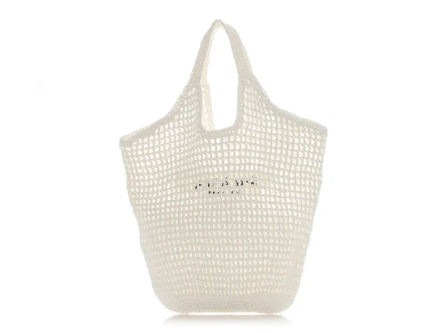 Prada woven raffia tote in White Woven leather from Ann's Fabulous Finds, photo 4 of 9