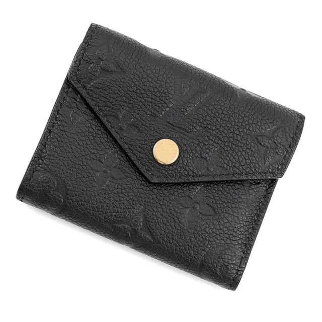 Louis Vuitton Portefeuille Zoe NoirM62935 Monogram Empreinte Leather in Leather from GALLERY RARE