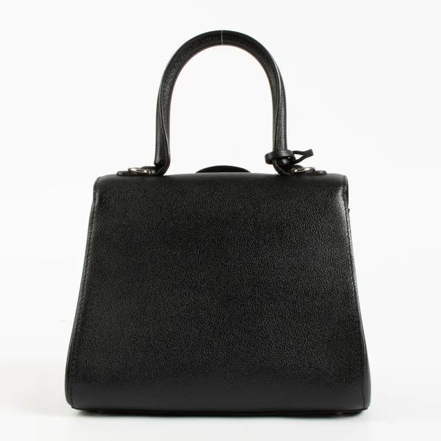 Delvaux Black Rodeo Calf Brillant Mini Bag in Black Calfskin from Labellov, photo 4 of 6
