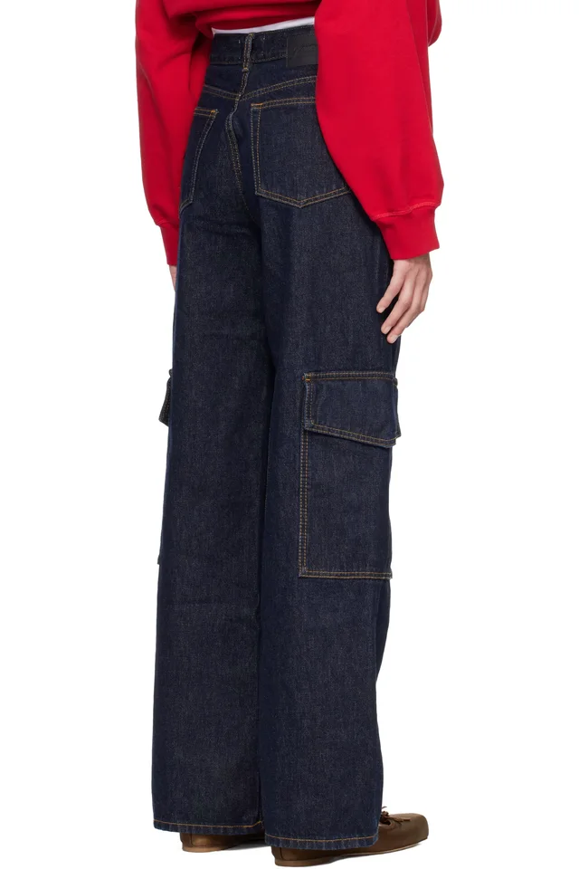 GANNI Blue Angi Jeans, photo 3 of 4 from SSENSE