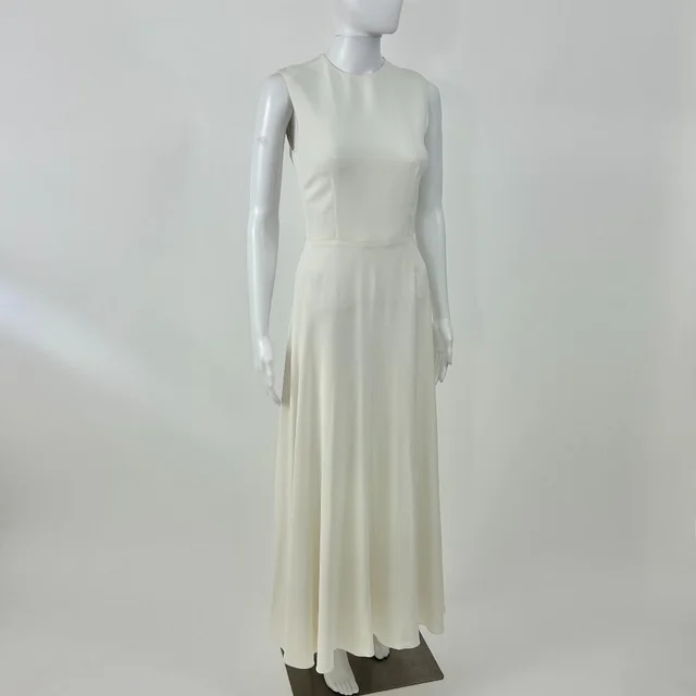 The Row Maxi Dress in white Nylon from Poshmark