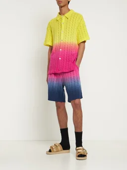 Agr Shorts with drawstring and zigzag pattern in 100% Cotton, photo 8 of 11 from LUISAVIAROMA