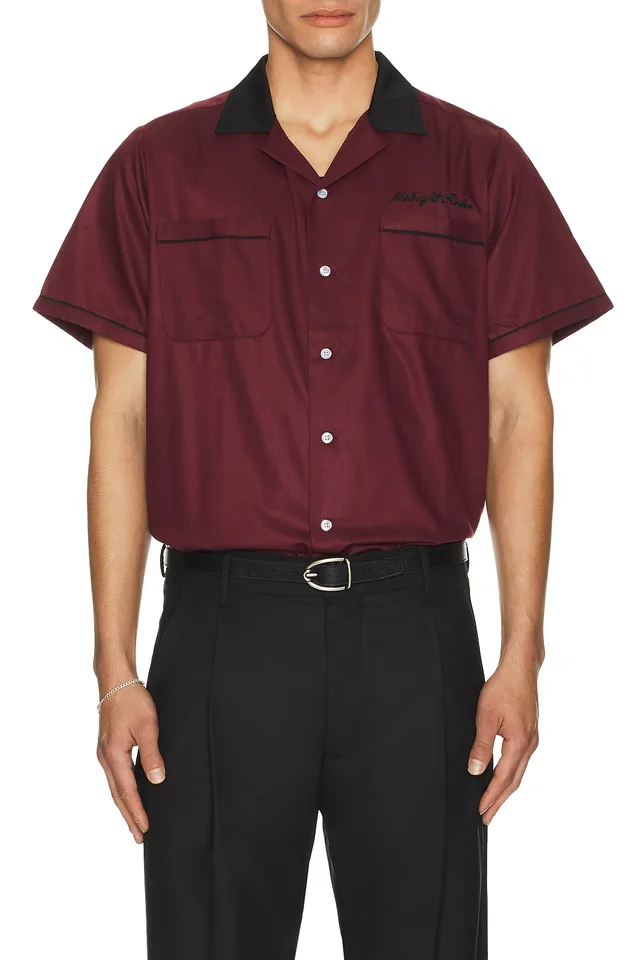 Midnight Rodeo Bowler Shirt in Cherry, photo 2 of 5 from REVOLVE (Canada)