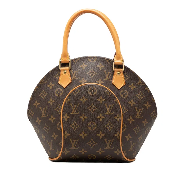 Brown Louis Vuitton Monogram Ellipse PM Handbag in Brown Coated canvas from Designer Revival