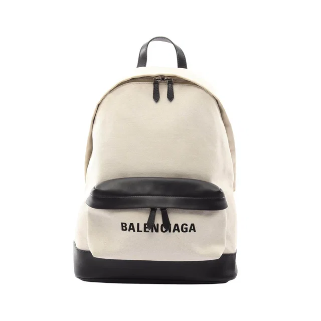 Balenciaga Canvas Leather Backpack in Canvas from LuxUness