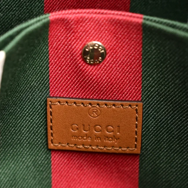 Gucci GG Supreme Monogram Emblem Small Shoulder Bag Beige Ebony Sundial in Beige Coated canvas from FASHIONPHILE, photo 6 of 11
