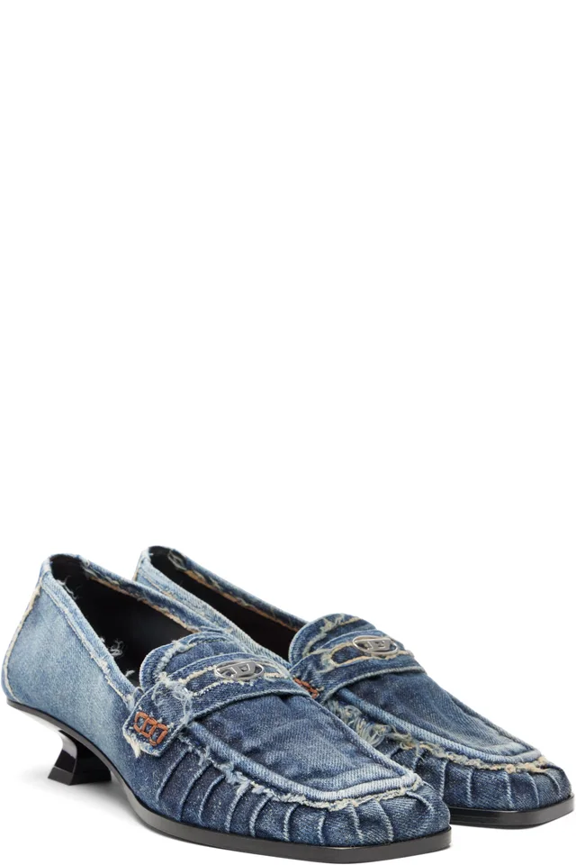 Diesel Blue D-Amber Moc 30 Heels, photo 4 of 5 from SSENSE