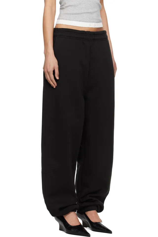 Entire Studios Black Standard Sweatpants, photo 2 of 4 from SSENSE