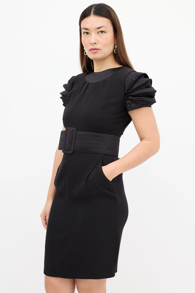 Chanel Fall 2008 Silk Quilted Sheath Dress in Silk from VSP Consignment, photo 2 of 2