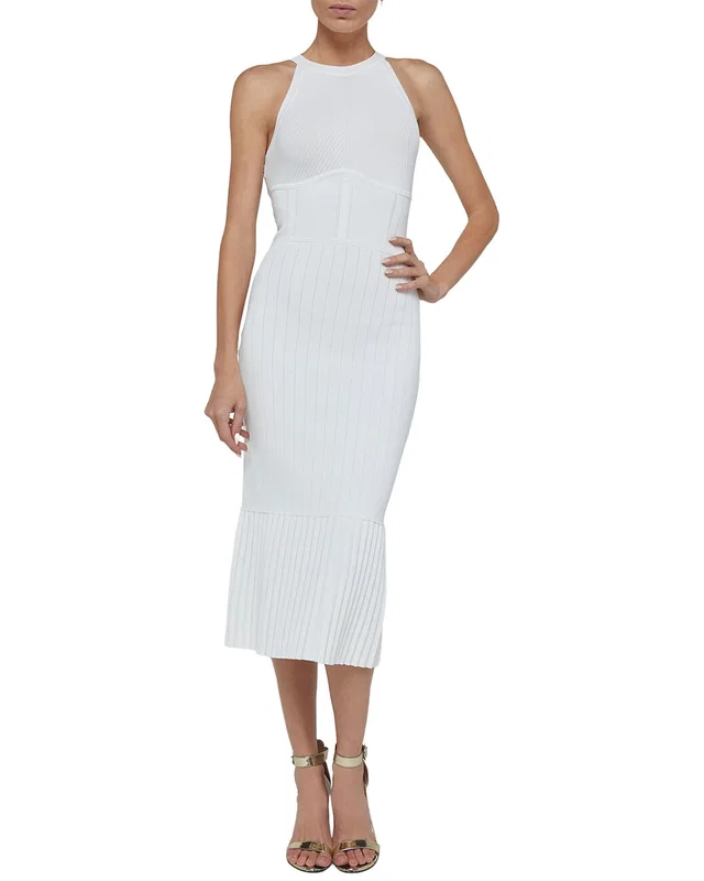 L’AGENCE LAGENCE Kimi Pleat Hem Knit Dress, image 1 of 1 from Rue La La