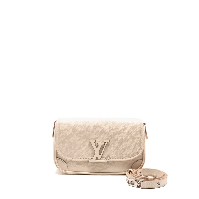 Louis Vuitton Buci Bag Epi Leather Quartz White SHW in White Leather from EMIER