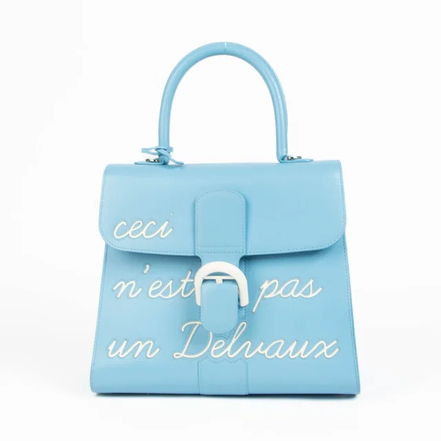 Delvaux Ciel Box Calf Brillant L'humour MM Bag in Box leather from Labellov