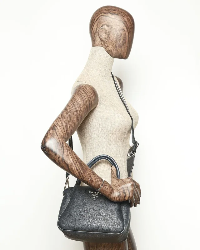 Prada Medium Vitello Daino Soft Zippered Bag in Leather from A Retro Tale, photo 9 of 9