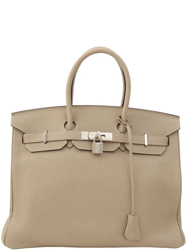 Hermès 2011 Birkin 35 Gris Tourterelle in Grey Togo leather from VINTAGE QOO TOKYO