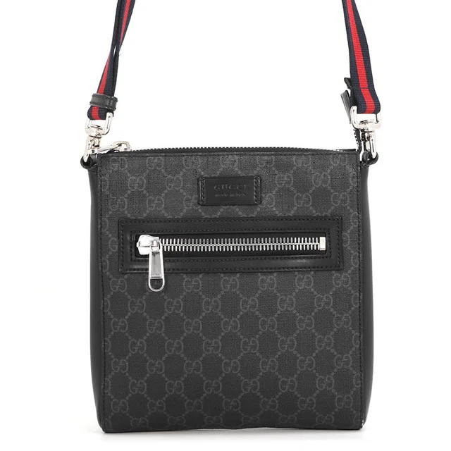 Gucci Messenger bag Black523599 GG Supreme Leather Size Small in Leather from GALLERY RARE