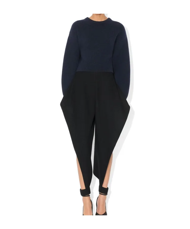 Alaia CASHMERE CREW NECK JUMPER, photo 2 of 4 from SENSER