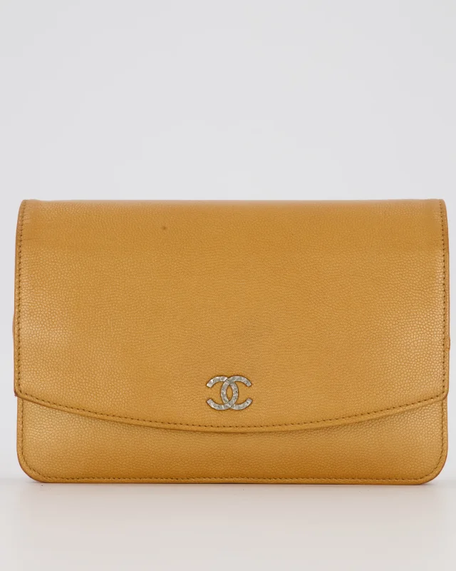 Chanel Gold Wallet on Chain Bag in Gold Caviar leather from Sellier, photo 17 of 22