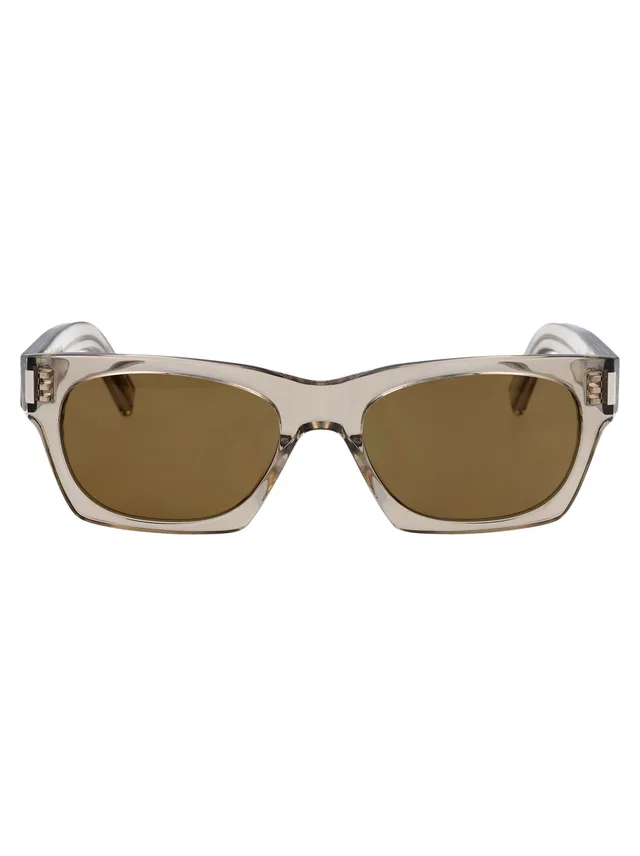 Saint Laurent Sl402 Sunglasses — Beige Acetate in Beige from HEWI