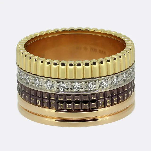 Boucheron Diamond Quatre Classique Large Ring Size M (53) from The Vintage Jeweller