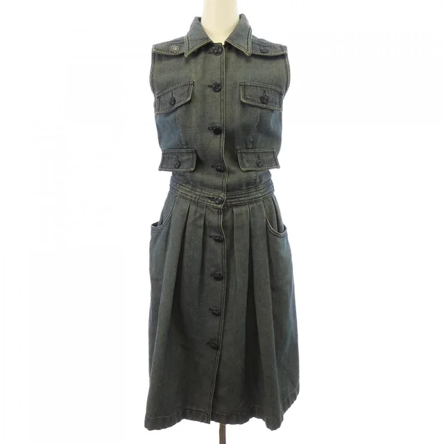 Chanel 01P Vintage Dress Blue in Blue from The Reluxe