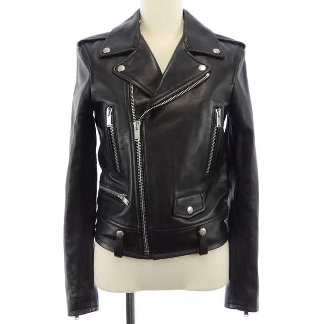 Saint Laurent Leather Riders Jacket in Leather from The Reluxe