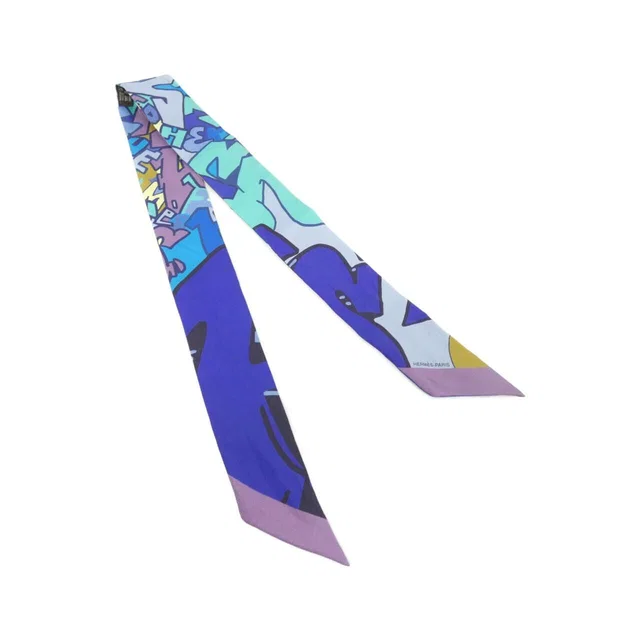 Hermès Graff Twilly Scarf in Silk from The Reluxe