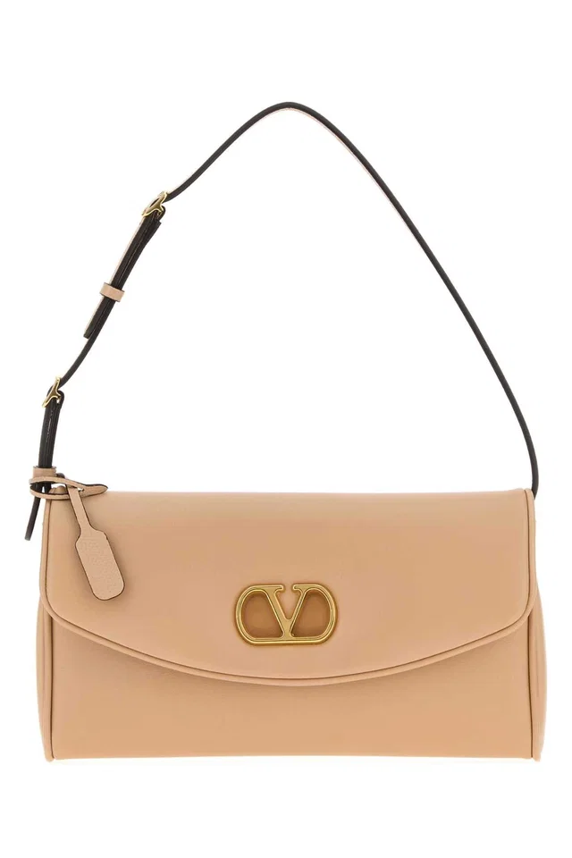 Valentino Garavani Deva Shoulder Bag — Beige in Beige Nappa leather from HEWI