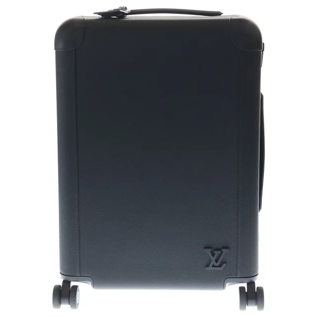 Louis Vuitton Aerogram Suitcase Horizon 55 Carry Case Travel Bag Black in Black from The Reluxe