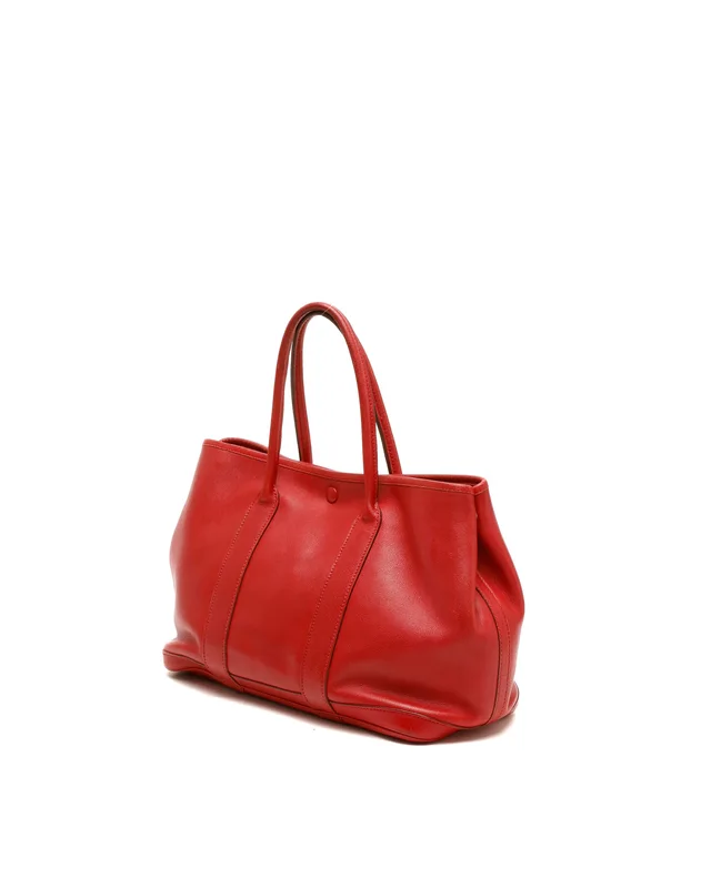 Hermès Garden Party TPM Tote Bag in Leather from A Retro Tale, photo 2 of 9