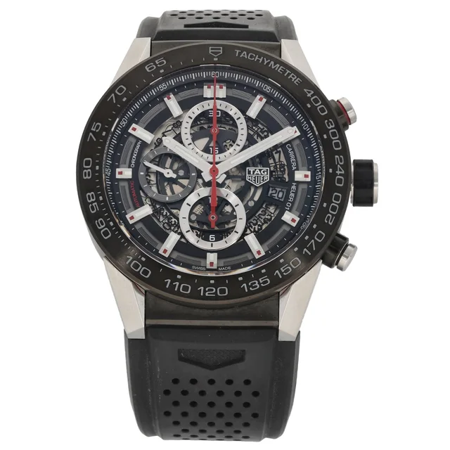 TAG Heuer Carrera CAR2A1Z 45mm Bi-Colour Watch from H&T