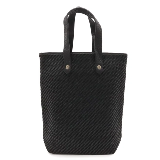 Hermès Amedaba Diago PM Tote Bag Wool Leather Black Silver in Black Wool from The Reluxe
