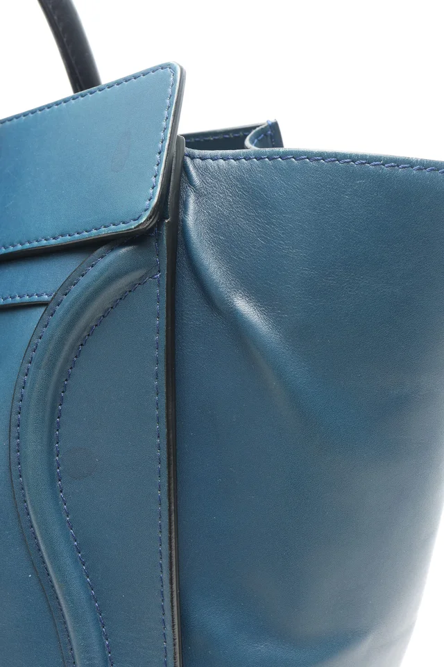 Celine Luggage Mini Bag in Leather from A Retro Tale, photo 8 of 9