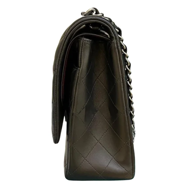 Chanel Maxi Double Flap in Black Lambskin from HEWI, photo 3 of 10