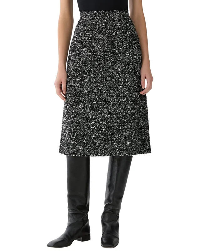 Lafayette 148 New York Wool-Blend A-Line Midi Skirt, image 1 of 1 from Rue La La