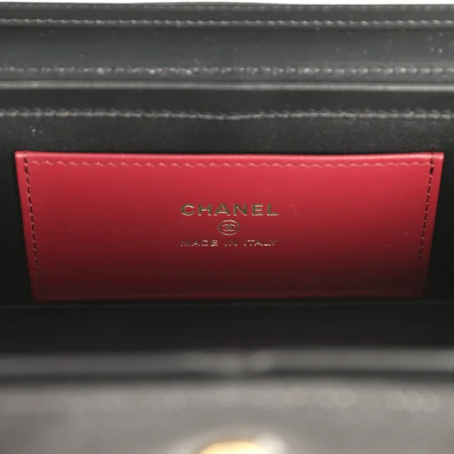 Chanel Preppy Coco Long Vanity in Black Caviar leather from Madison Avenue Couture, photo 9 of 10
