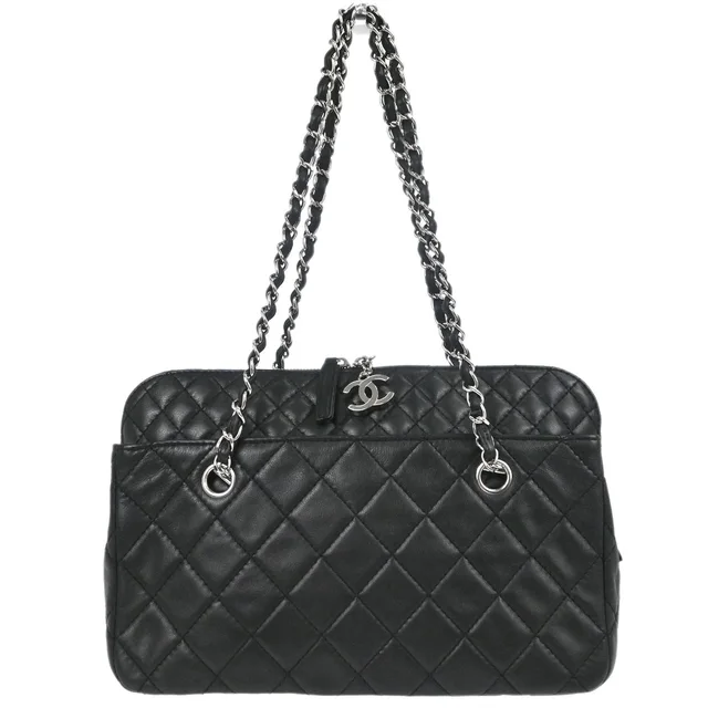Chanel 2010-2011 Black Calfskin In the Business Camera Bag Handbag in Black Calfskin from AMORE Vintage Tokyo