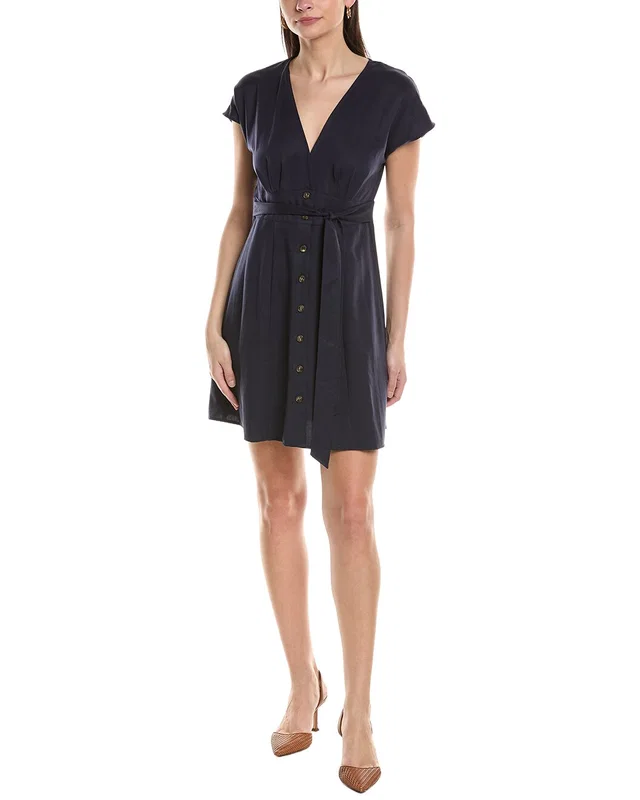 OPT o.p.t Lilia Linen-Blend Mini Dress, image 1 of 1 from Rue La La