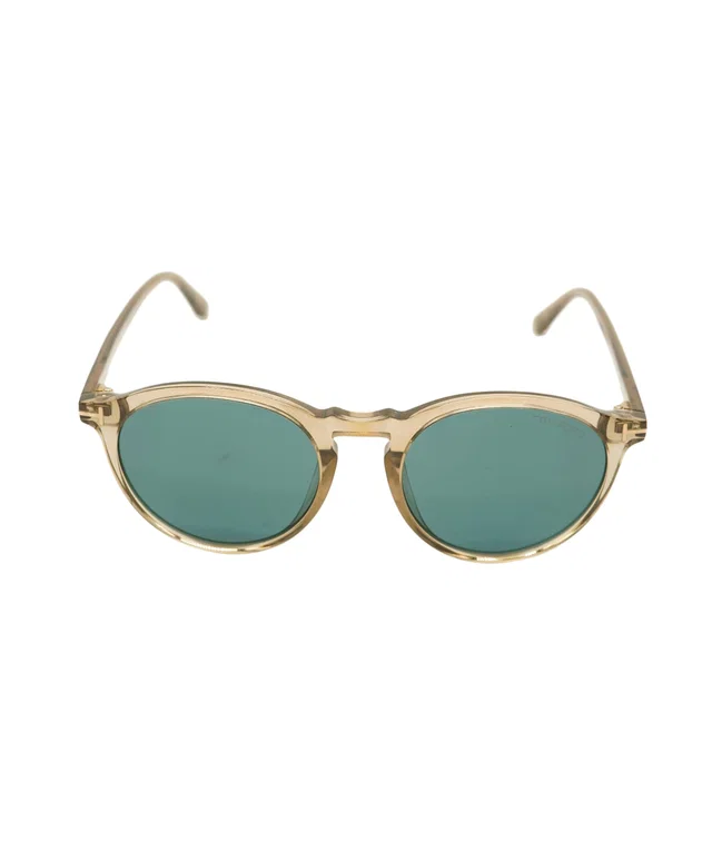 Tom Ford Oval Brown Sunglasses in Brown Leather from Luxury Promise