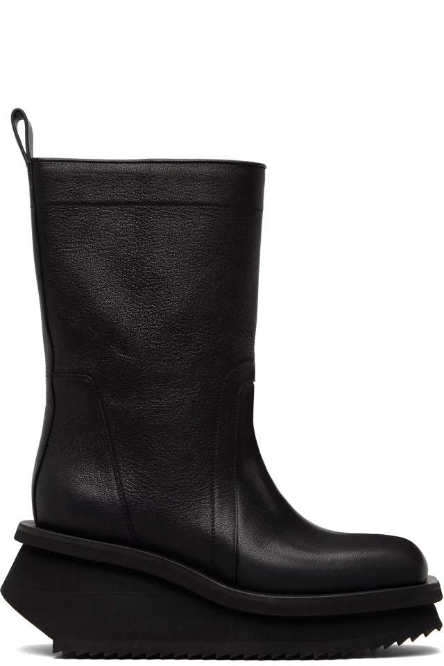 Black Temple Low Factory Pull On Boots, image 1 of 1 from SSENSE