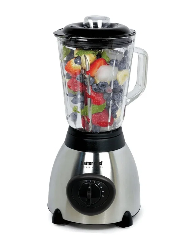 Better Chef 500-Watt 5-Speed Stainless Base Glass Jar Blender, image 1 of 1 from Rue La La